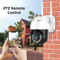 3MP - WIFI - IP Camera - Outdoor - Wireless - H.265 - Security CCTV CameraBezpieczeństwo w domu