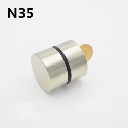 N52 - N35 - magnes neodymowy - okrągły - 40 x 20mm - 2 sztukiN52