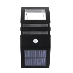 Solar LED Light - Outdoor - Motion Sensor - Stainless Steel - Black - WhiteSolar lighting