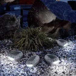 LED Stone - Pebbles - Waterproof - Rock Light - Solar LampOświetlenia słonecznego