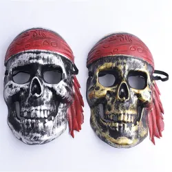 Venetian Skull Masks - Halloween - Gold - SilverMaski