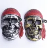 Venetian Skull Masks - Halloween - Gold - SilverMaski