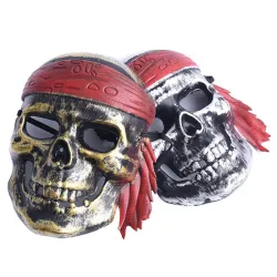 Venetian Skull Masks - Halloween - Gold - SilverMaski