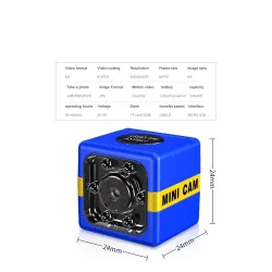 1080P - kamera full HD z mikrofonem - autofocus - noktowizor - detekcja ruchuAudio Kamera Wideo