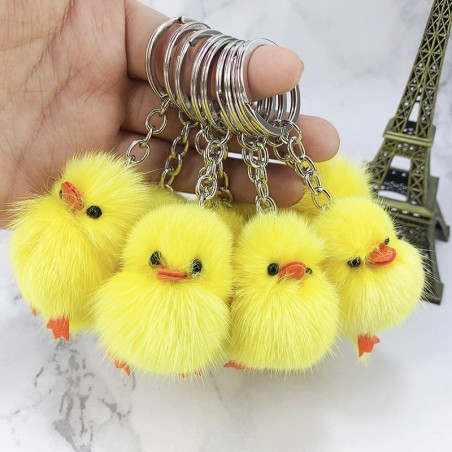 Yellow duck plushie - 1pcBreloczki Do Kluczy