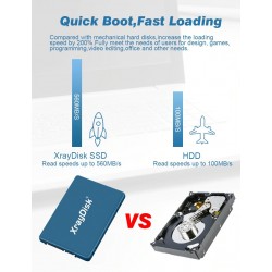 XrayDisk SSD 2,5 '' SATA3 - Dysk twardy - 60GB - 120GB - 128GB - 240GB - 256GB - 480GB - 512GBDyski twarde