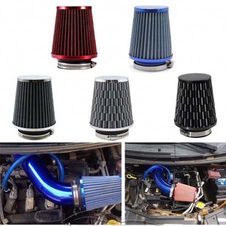 Universal Car - Air Filter - 76mm - AluminumCzęści wewnętrzne