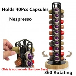 40 Capsules - Coffee Pod Holder - Tower Stand - Nespresso CapsuleKawa