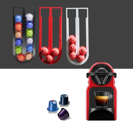 Uchwyt na kapsułki z kawą Nespresso z naklejką samoprzylepnąKawa