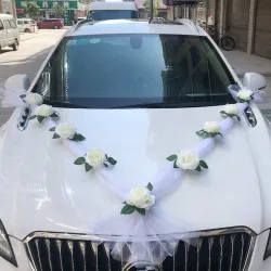 Rose - Artificial Flower- Wedding Car Decoration - Bridal CarŚlub