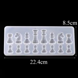 Silicone Mold - Resin - International Chess Shape - DIYToys