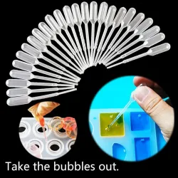 Plastic - Resin Jewelry - Transfer Pipettes - Silicone MoldZabawki