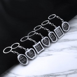 Metal Alloy - Picture Frame - Keyring - Lover GiftBreloczki Do Kluczy