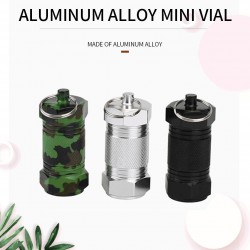 2Pcs - Metal Medicine Box - Pill Capsule - Waterproof - Outdoor - Key ringBreloczki Do Kluczy