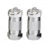 2Pcs - Metal Medicine Box - Pill Capsule - Waterproof - Outdoor - Key ringBreloczki Do Kluczy