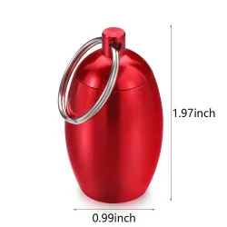 Aluminum Case - Keychain - WaterproofBreloczki Do Kluczy
