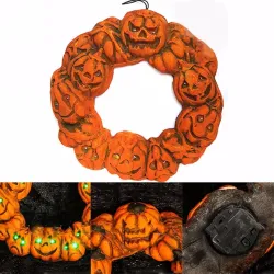 Halloween - Jack-o'-Lantern - LED - Pumpkin - Door HangerHalloween & Impreza