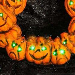 Halloween - Jack-o'-Lantern - LED - Pumpkin - Door HangerHalloween & Impreza