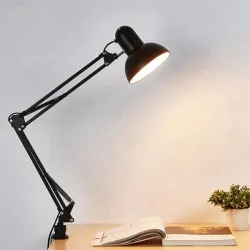 E27/E26 - Led Bulb Lamps - Black - AC85-265V - Flexible Swing ArmŚwiatła