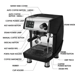 Ekspres do kawy ze spieniaczem mleka do espresso / cappuccino - 15 bar - 220VKawa