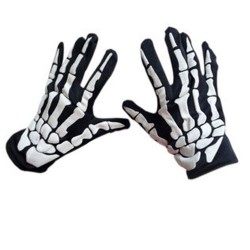 Halloween style gloves - skeleton handsHalloween & Party