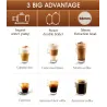 Ekspres do kawy ze spieniaczem mleka do espresso / cappuccino - 15 bar - 220VKawa