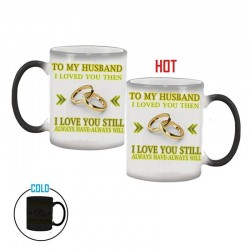 To My Wife / To My Husband - kubek termiczny zmieniający kolor - 350 mlNaczynia Do Picia