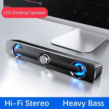 USB - głośnik Bluetooth - stereo - subwoofer - wodoodpornyBluetooth Głośniki