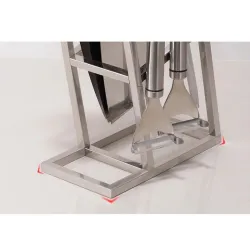Knives holder stand - 6 holes - stainless steel kitchen storage rackKitchen knives