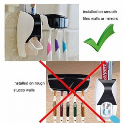 Automatic toothpaste dispenser - toothbrush holder - bathroom accessoriesŁazienka & toaleta