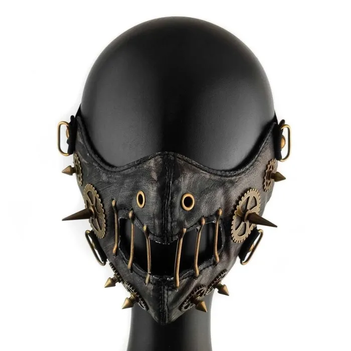 Steampunk Retro - Leather Mask - UnisexMaski
