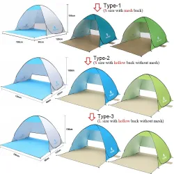 Camping Tent - 2 Persons - Instant Pop Up - Anti UVNamioty