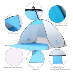 Camping Tent - 2 Persons - Instant Pop Up - Anti UVNamioty