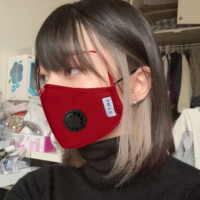 Face Mask - Washable - Black - Blue - RedMaski na usta