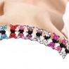 Small crystal butterflies - hair clips - 12 piecesHair clips