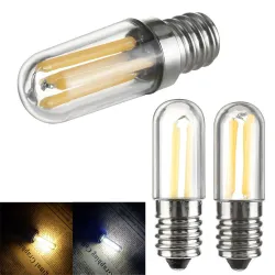 E14 - E12 - 1W - 2W - 4W - COB - LED - mini żarówka - ściemnialna - do lodówki - zamrażarkiE14