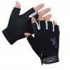 Rękawiczki sportowe - antypoślizgowe - pół palca - ze wzorem skorpiona - unisexRękawiczki