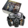 Full Face Gas Mask - Glasses - Safety - Anti-Dust - Filter RespiratorMaski na usta