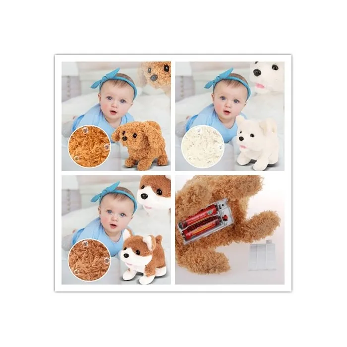 Realistic Teddy Dog - Electric Plush Toy - ChildrenZabawki Pluszowe