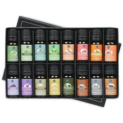 Olejki eteryczne do dyfuzora / nawilżacza / masażu / aromaterapii - 10ml - 16 sztukMasaż