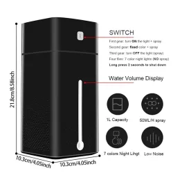 Air Humidifier - 1000ml - Mist MakerNawilżacze Powietrza
