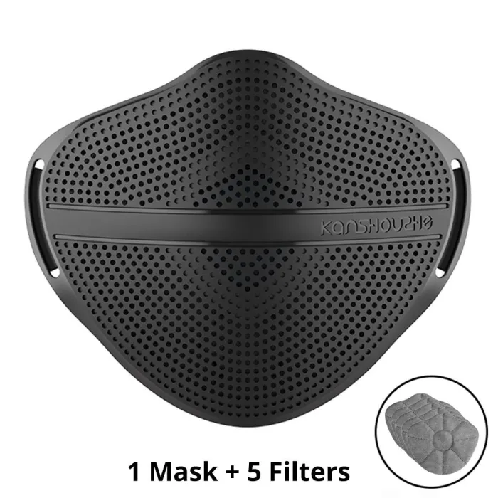 Camouflage - Respirator Face Mask - Silicone - 1pcMaski na usta