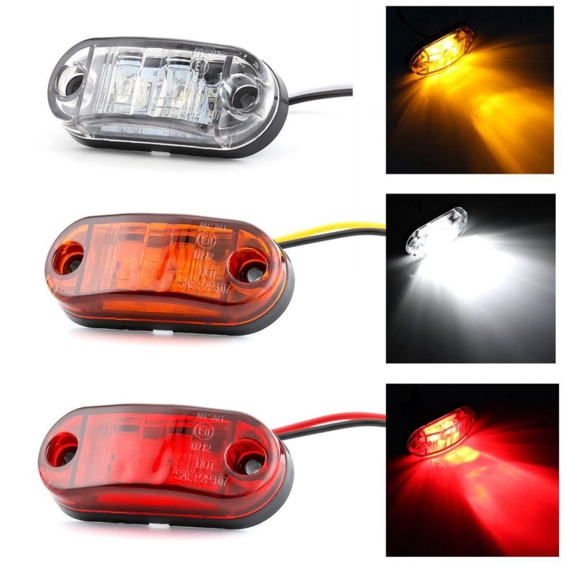 Auto Clearance Taillight - 2 LED Lamp - Car - TruckŚwiatła
