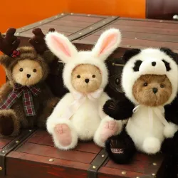Panda - Teddy Bear - Plush - Rabbit - ElkCuddly toys