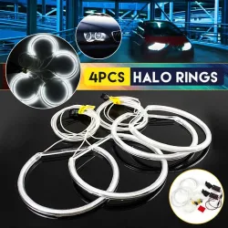 Angel eye światło - halo ring - biały LED - 131mm - dla BMW E36 E38 E39 E46 - 4 sztukiŚwiatła