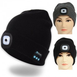 Bluetooth 5.0 - wireless smart hat - headphones - headset with 4 LedsEar- & Headphones