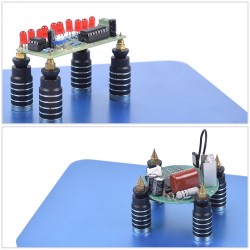 Magnetyczna płytka PCB - podstawa ze stali nierdzewnej - narzędzie do lutowania / spawaniaLutowanie
