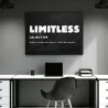 LIMITLESS - inspirational quote - wall poster - canvasPlaques & Signs