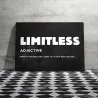 LIMITLESS - inspirujący cytat - plakat na ścianę - płótnoTablice & Znaki