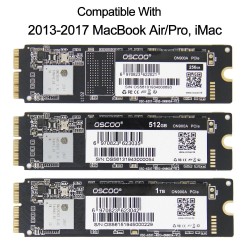 256GB - 512GB - 1TB - SSD do Macbooka Air A1465 A1466 Macbook Pro Retina A1502 A1398 iMac A1419 A1418Naprawa & Upgrade